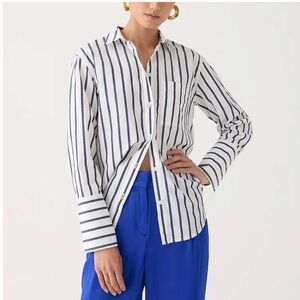 🔸NWT🔸 J.Crew Garçon classic Poplin Shirt in Stripe